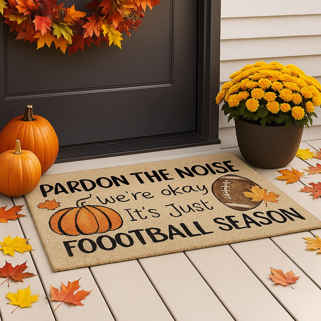 It's Just Football Season Door Mat