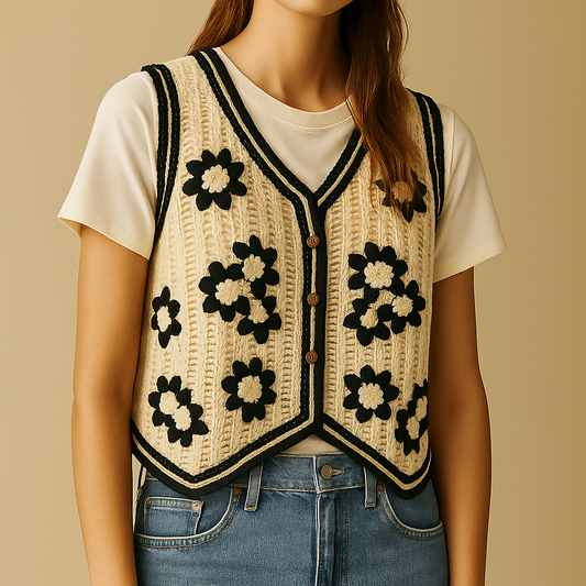 Lunaria Crochet Vest