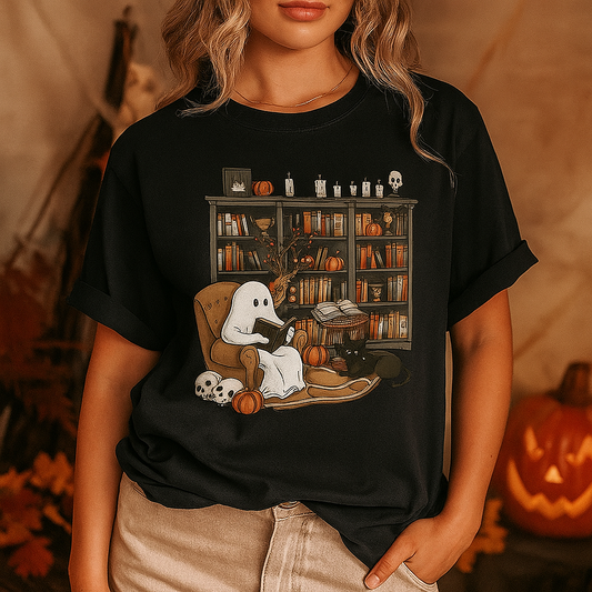 Ghost Librarian Tee