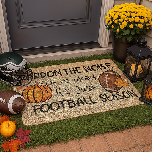 It's Just Football Season Door Mat