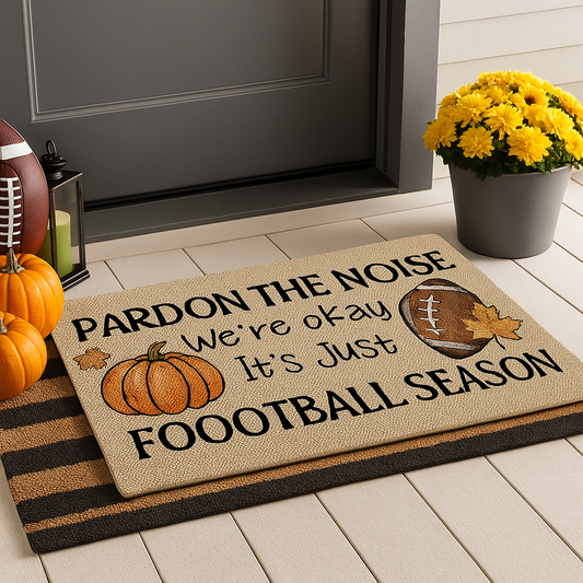 It's Just Football Season Door Mat