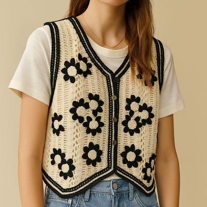 Lunaria Crochet Vest