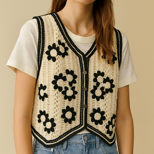 Lunaria Crochet Vest