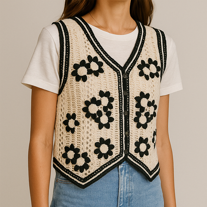 Lunaria Crochet Vest