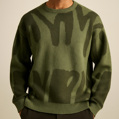 The Frosted Strokes Sweater
