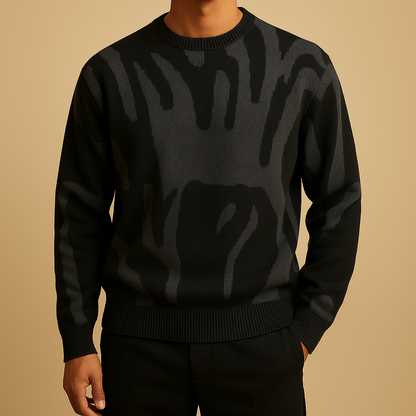 The Frosted Strokes Sweater