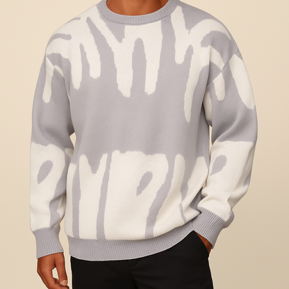 The Frosted Strokes Sweater