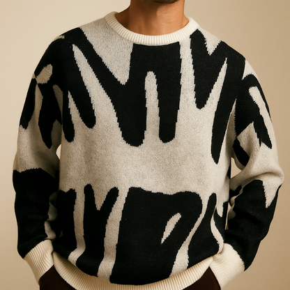 The Frosted Strokes Sweater
