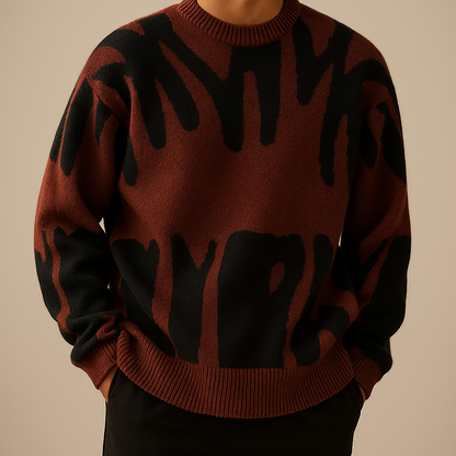 The Frosted Strokes Sweater