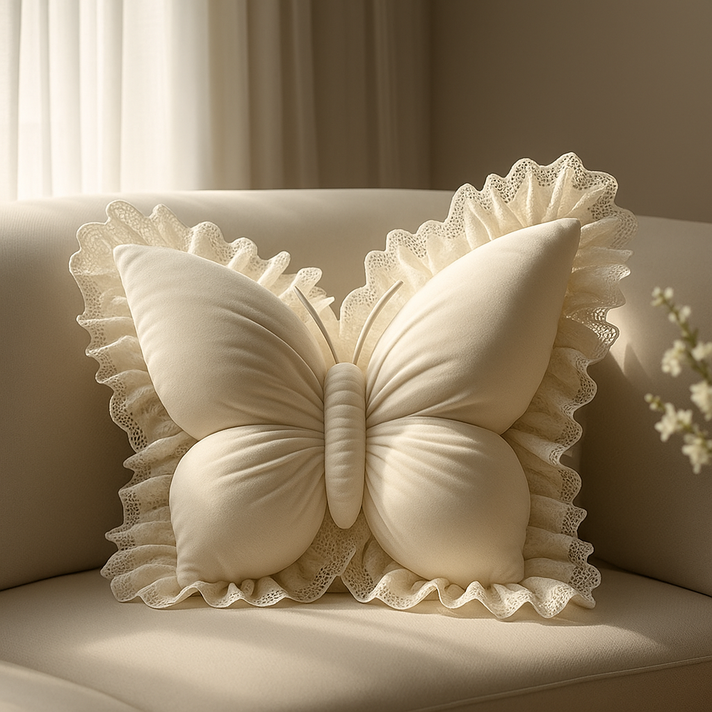 The Aurelia Cushion Butterfly Pillow
