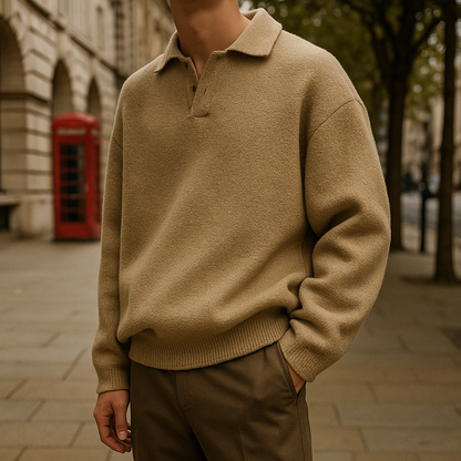 Richmond Heavyweight Half Fleece Sweater