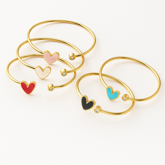 Open Hearts Bracelet