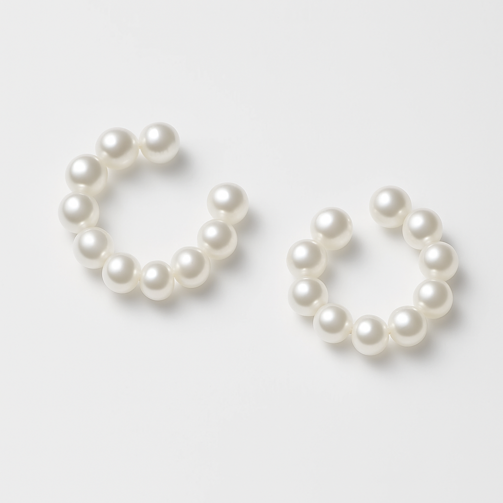 No Pierce Pearl Earring Cuffs