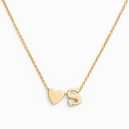 Initial Hearts Necklace