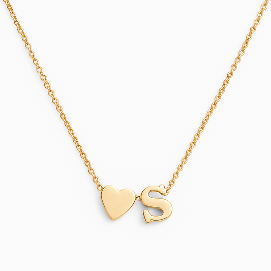 Initial Hearts Necklace