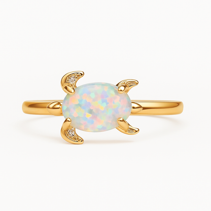 Sea Opal Ring