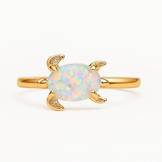 Sea Opal Ring