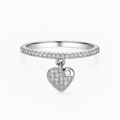 Eterna Heart Charm Ring