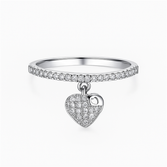 Eterna Heart Charm Ring