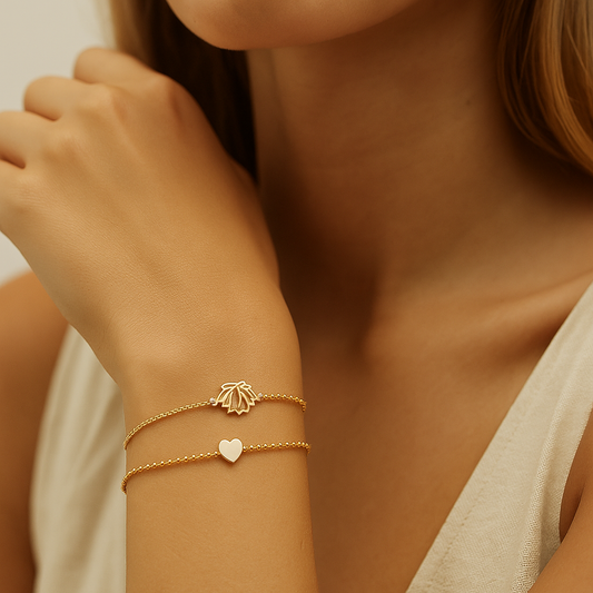 Lotus & Love Bracelet Set
