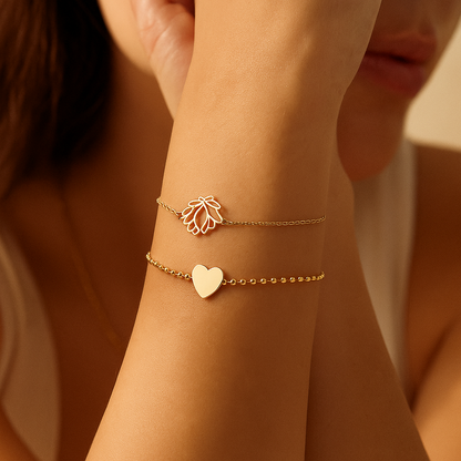 Lotus & Love Bracelet Set