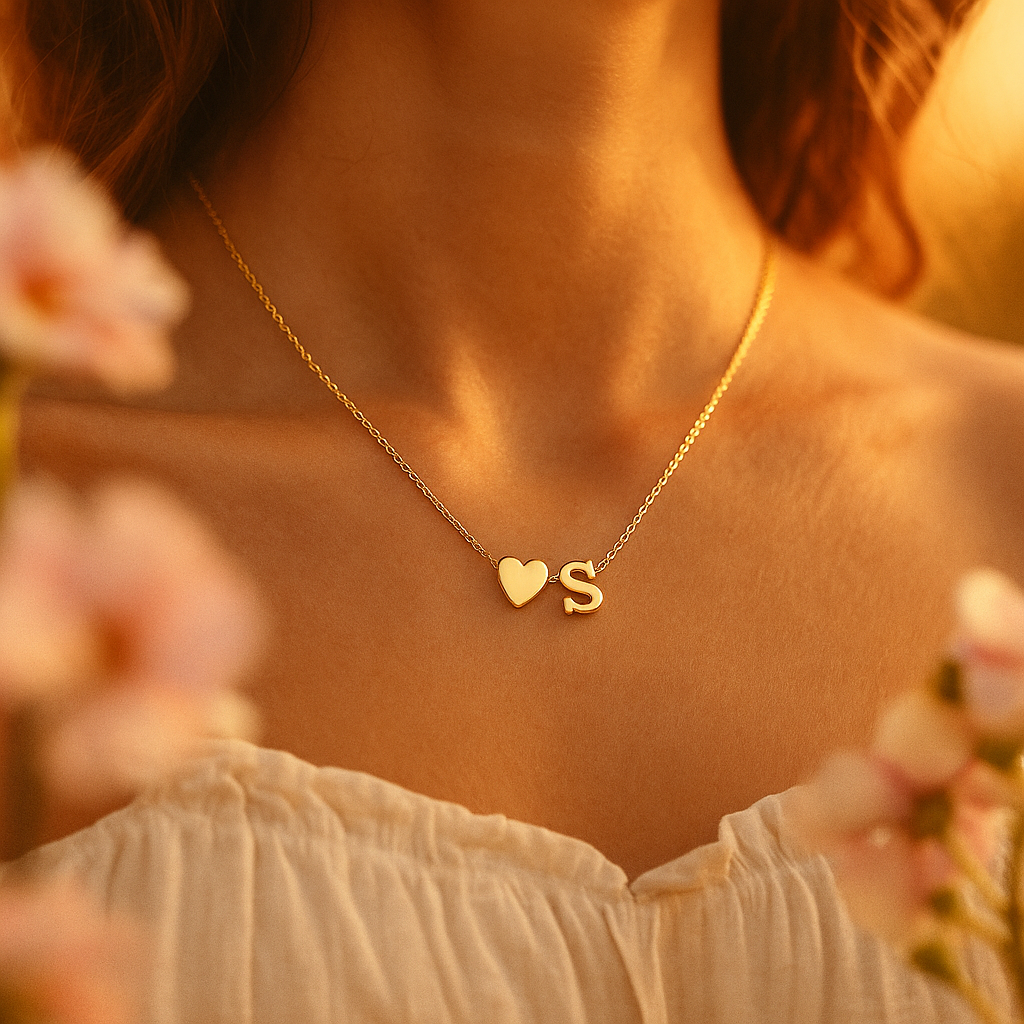 Initial Hearts Necklace