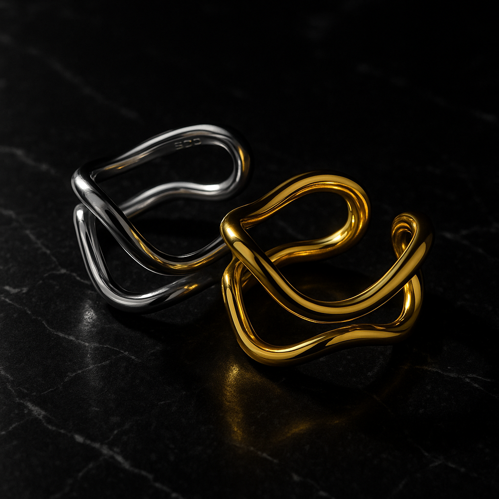 Wavy Geo Ring