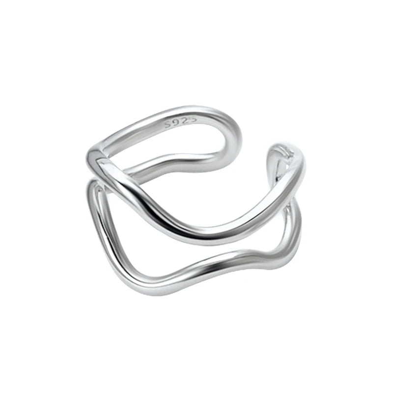 Wavy Geo Ring