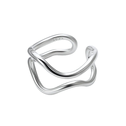 Wavy Geo Ring