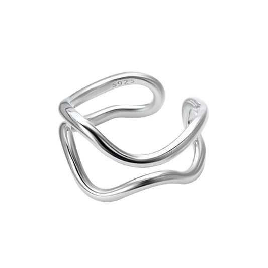 Wavy Geo Ring