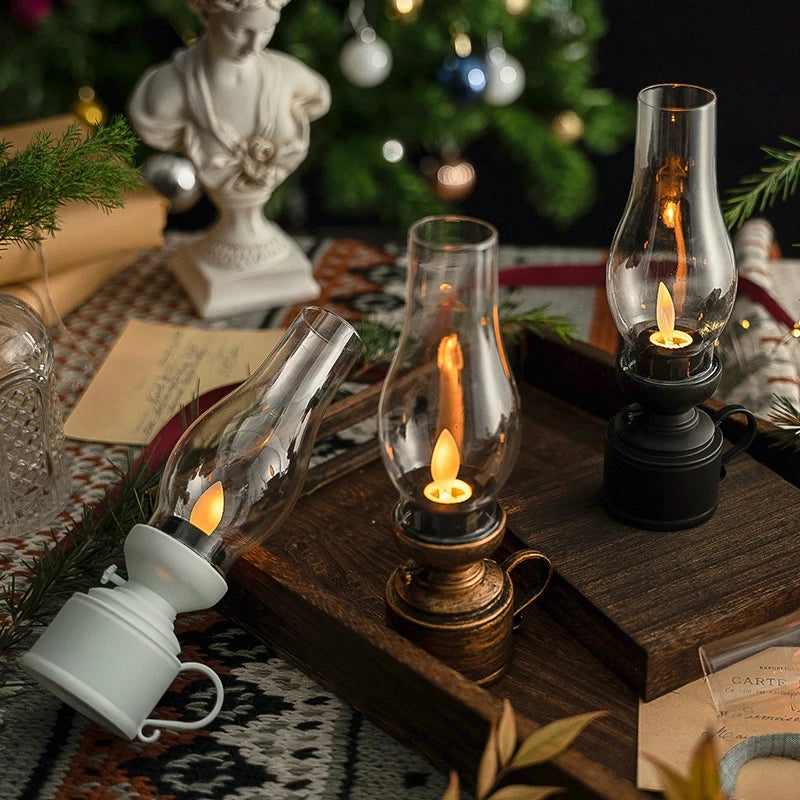 Maple Glow Retro Flameless Candle Lamps