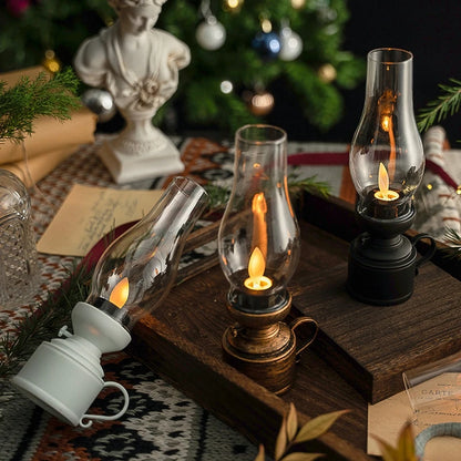 Maple Glow Retro Flameless Candle Lamps
