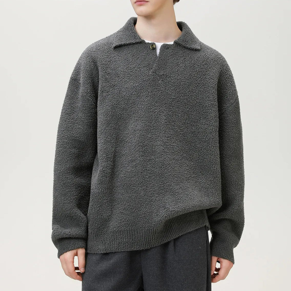 Richmond Heavyweight Half Fleece Sweater