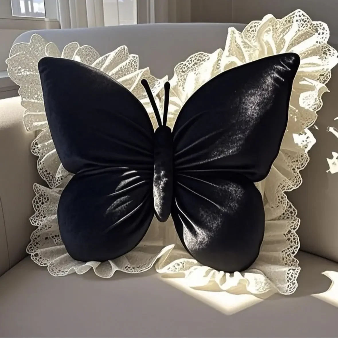 The Aurelia Cushion Butterfly Pillow