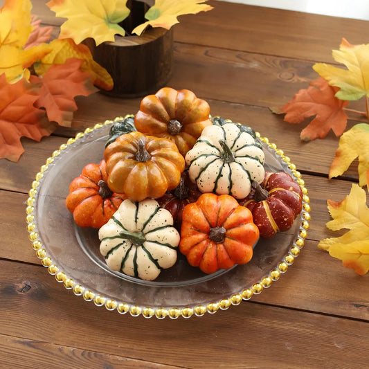 The Pumpkin Patch - 10 Piece Artificial Pumpkins